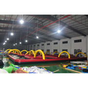 Inflatable race track car race track